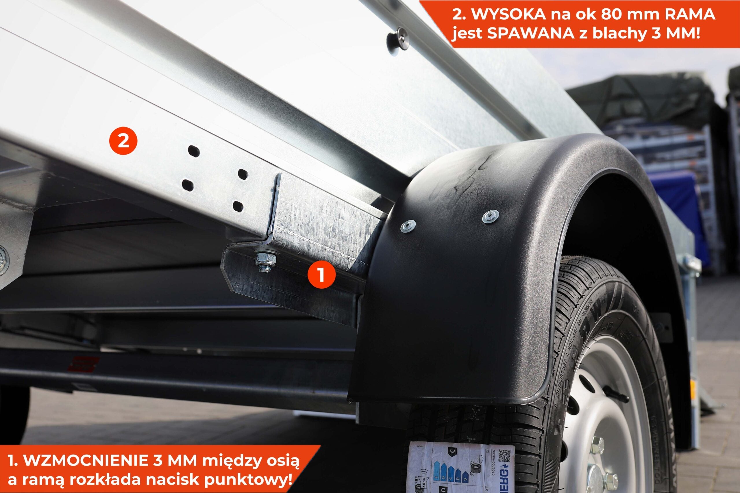 Przyczepka Neptun N7-263 rt 263x129x40 cm GN158