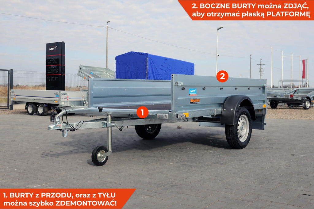 Przyczepka Neptun N7-263 rt 263x129x40 cm GN158