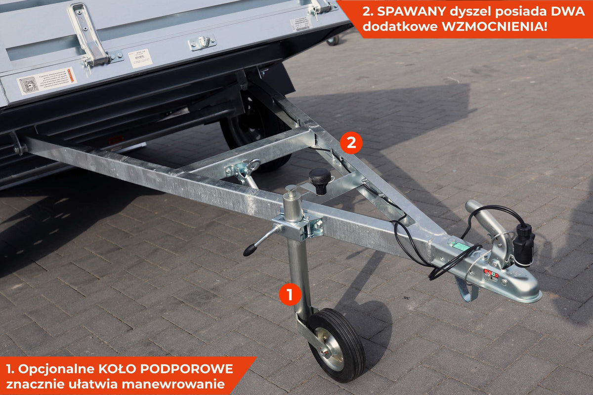 Przyczepka Neptun N7-263 rt 263x129x40 cm GN158