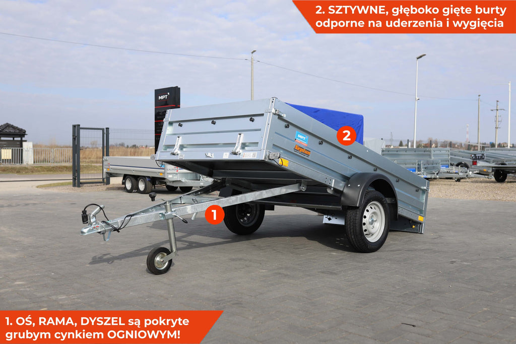 Przyczepka Neptun N7-263 rt 263x129x40 cm GN158