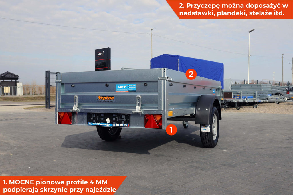 Przyczepka Neptun N7-263 rt 263x129x40 cm GN158
