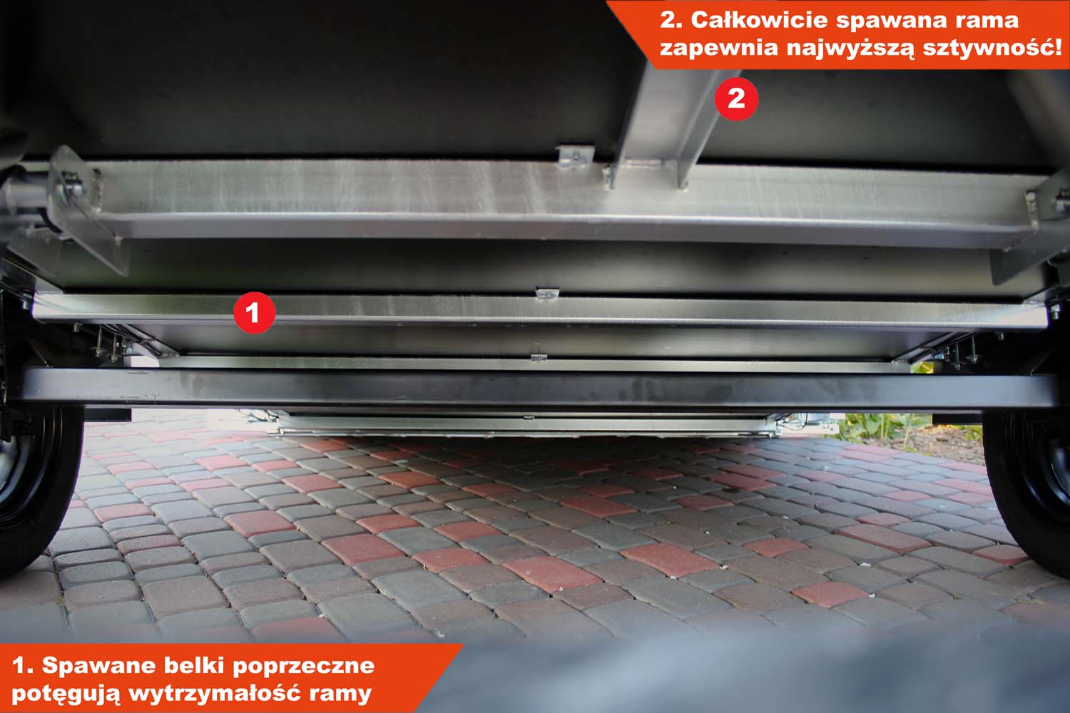 Przyczepka Neptun N7-305 multi 305x166x10 cm + Burty i najazd GN152