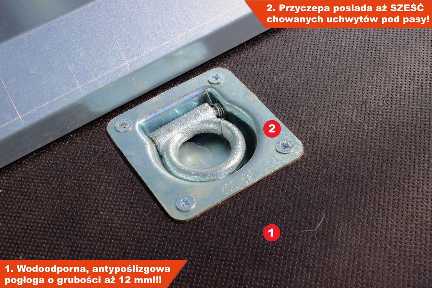 Przyczepa Niewiadów B1430HT 304x150x35 cm Hamowana BIZNES line