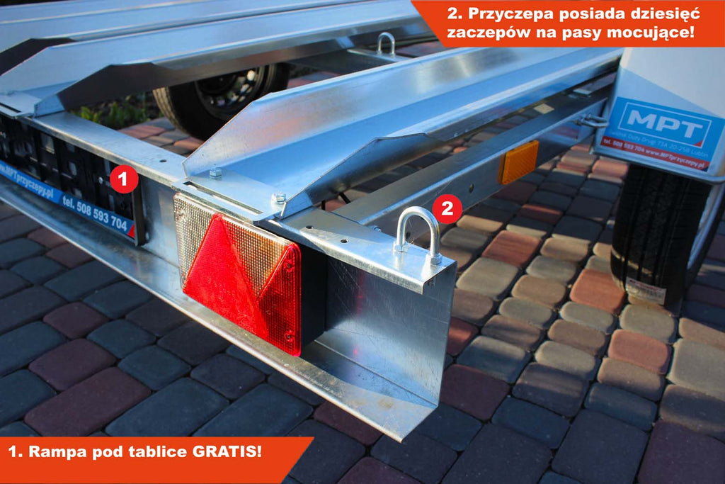 Przyczepka pod 3 motocykle Niewiadów B7320M3 233x132x39 cm
