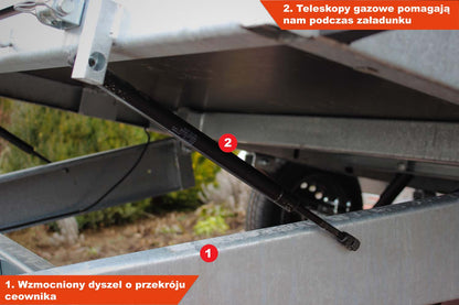 Przyczepka Niewiadów BD7530UT 304x150x35 cm Tandem
