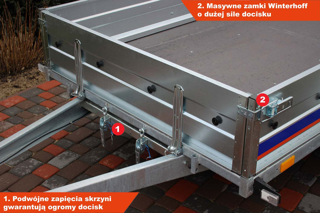 Przyczepka Niewiadów BD7530UT 304x150x35 cm Tandem