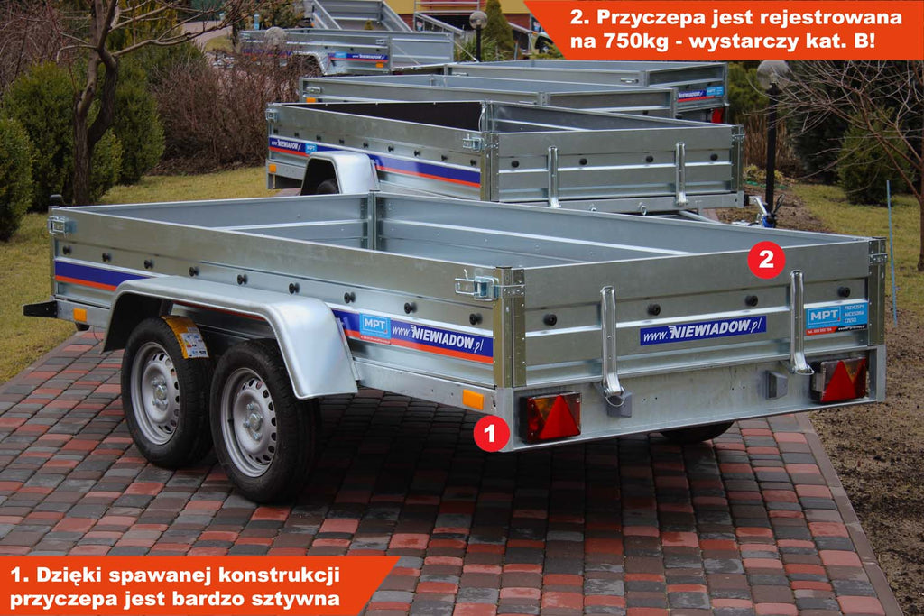 Przyczepka Niewiadów BD7530UT 304x150x35 cm Tandem