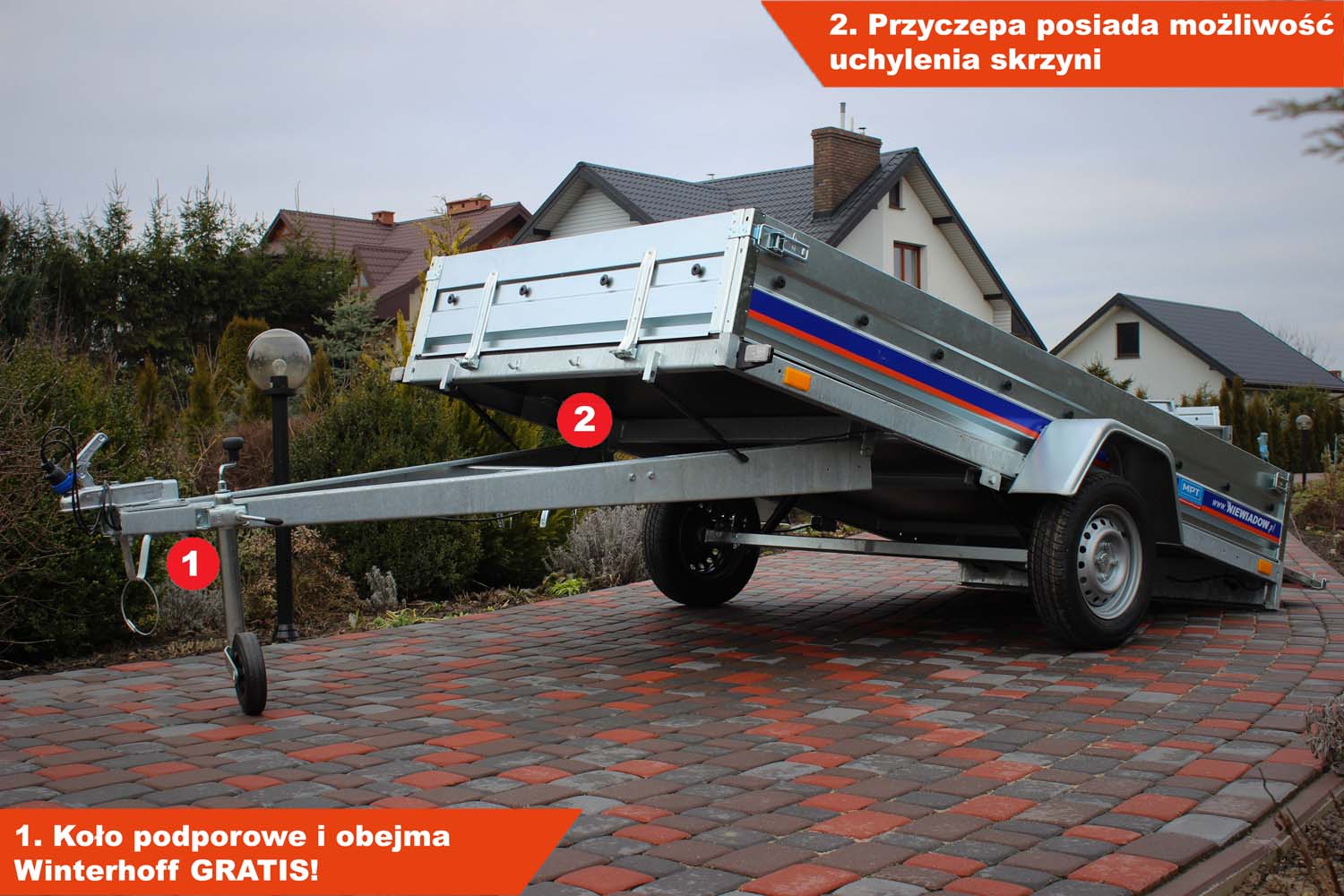 Przyczepka Niewiadów BD7530YU 304x150x35 cm Resory