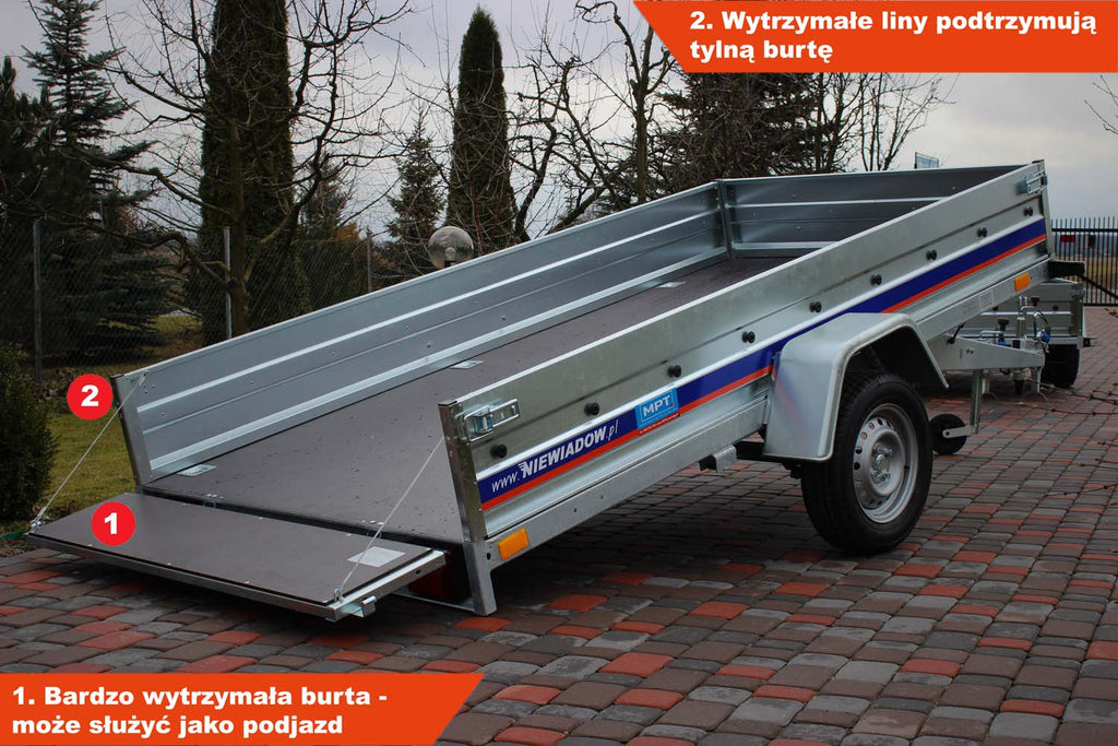 Przyczepka Niewiadów BD7530YU 304x150x35 cm Resory