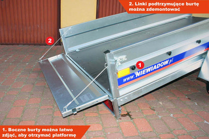 Przyczepka Niewiadów BEG7323U 241x132x35 cm