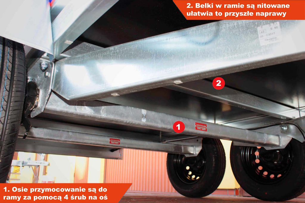 Przyczepka Niewiadów BEG7323UT 241x132x35 cm Tandem