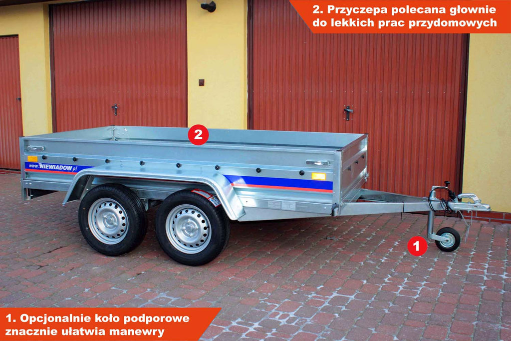Przyczepka Niewiadów BEG7323UT 241x132x35 cm Tandem