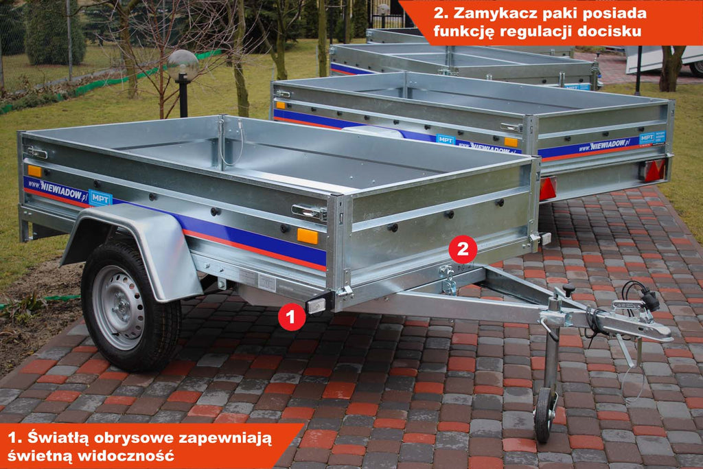 Przyczepka Niewiadów BG7521YU 205x126x35 cm Resory