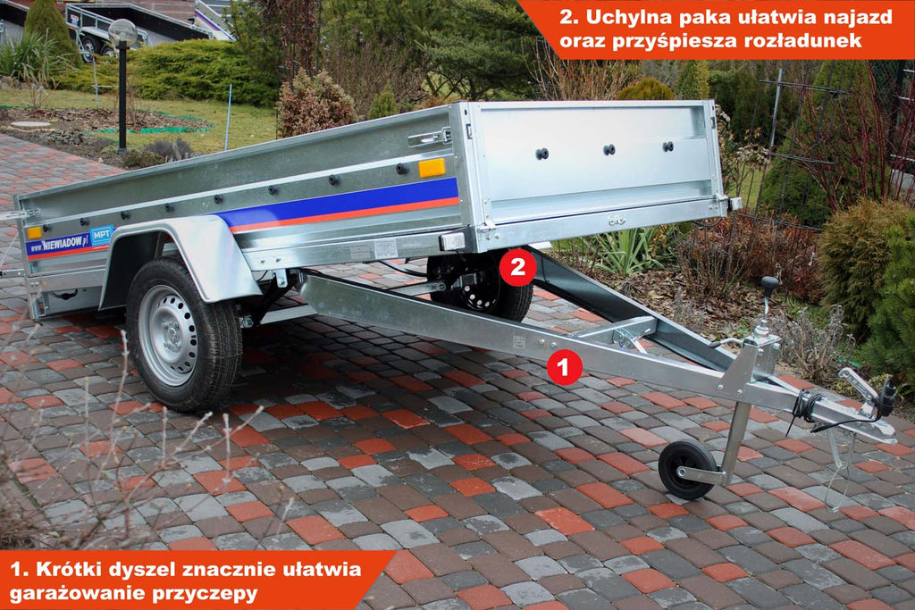 Przyczepka Niewiadów BG7527YU 265x132x35 cm Resory