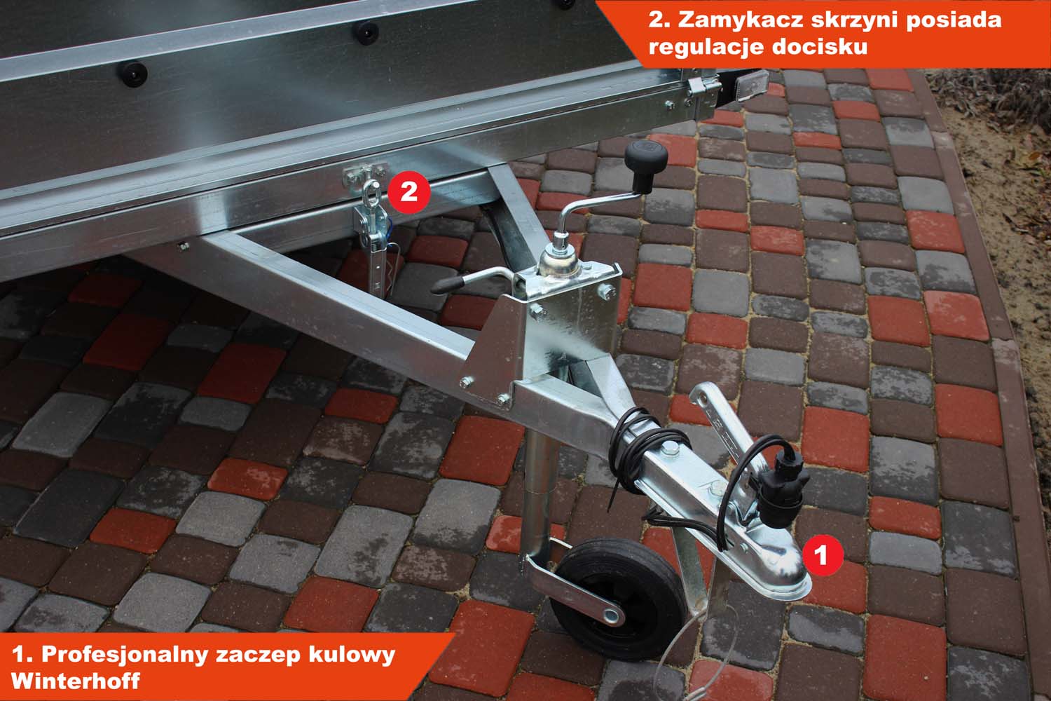 Przyczepka Niewiadów BG7527YU 265x132x35 cm Resory