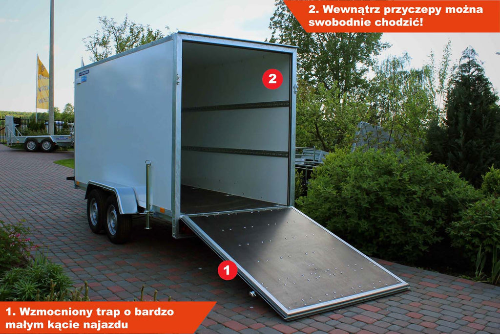 Przyczepka Niewiadów F2036HT 353x151x180 Furgon Kontener Cargo