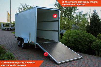 Przyczepka Niewiadów F2036HT 353x151x180 Furgon Kontener Cargo