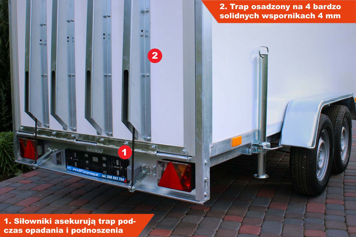 Przyczepka Niewiadów F2036HT 353x151x180 Furgon Kontener Cargo