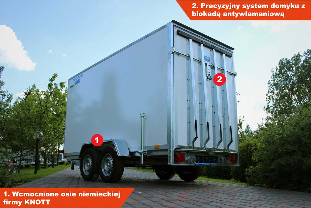 Przyczepka Niewiadów F2036HT 353x151x180 Furgon Kontener Cargo