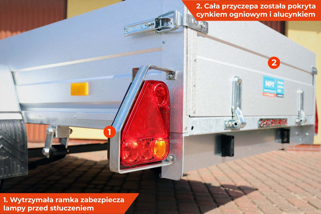 Przyczepka Rydwan Euro A750/G3 325×145 1 oś na resorach