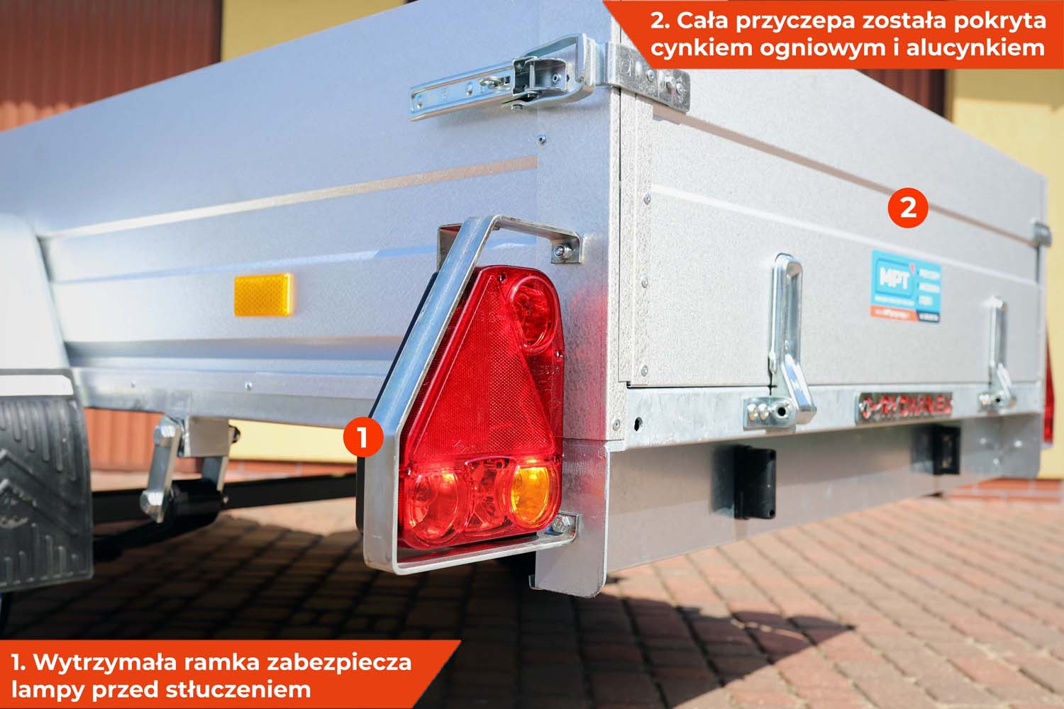 Przyczepka Rydwan Euro A750/G3 325×145 1 oś na resorach