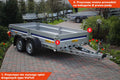 Przyczepka Wiola Mazowia Komfort + 272x132x38 cm Hamowana Tandem