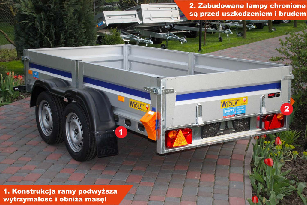 Przyczepka Wiola Mazowia Plus 272x132x38 cm Tandem