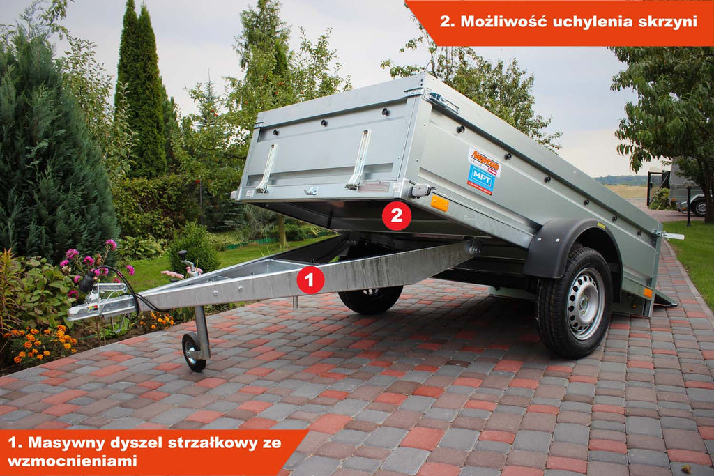 Przyczepka Neptun N7-236 pro 236x129x45 cm GN023