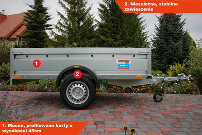 Przyczepka Neptun N7-236 pro 236x129x45 cm GN023