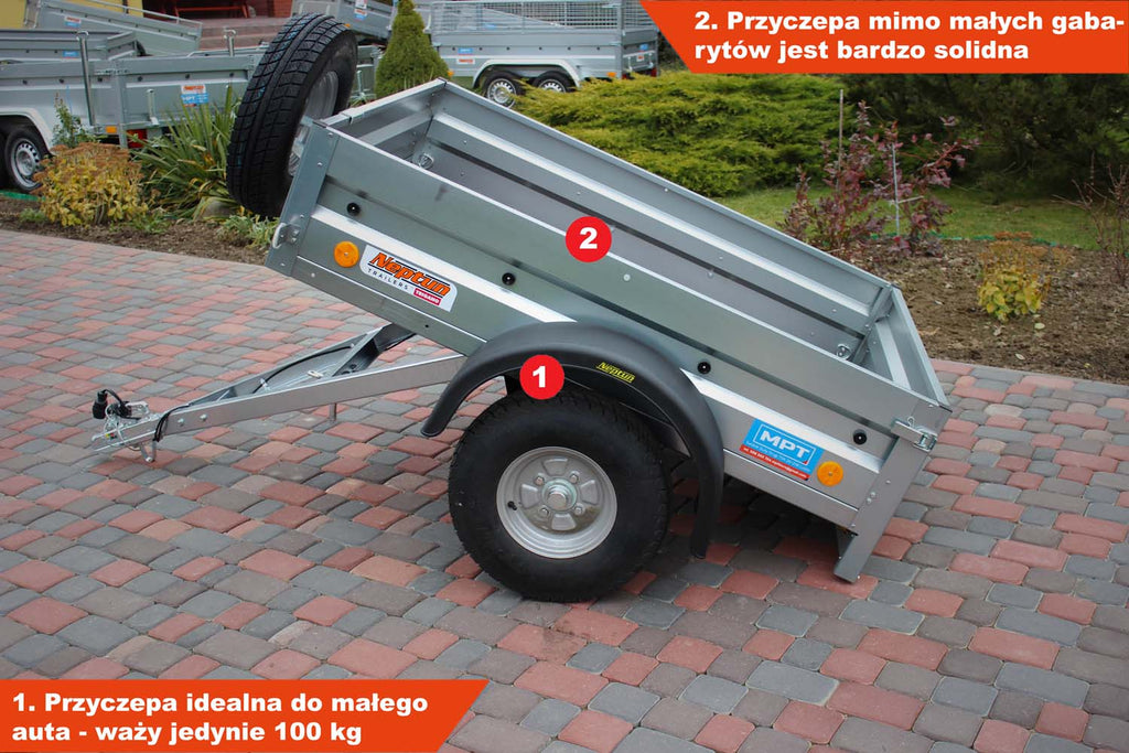Przyczepka Neptun N5-155 ptw 155x114x30 cm