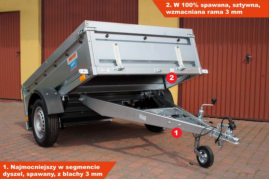 Przyczepka Neptun N7-210 pro 210x129x45 cm GN212