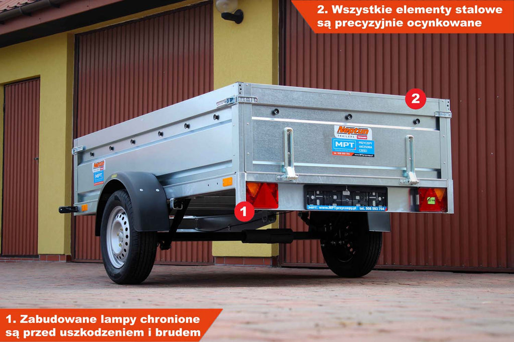 Przyczepka Neptun N7-210 pro 210x129x45 cm GN212