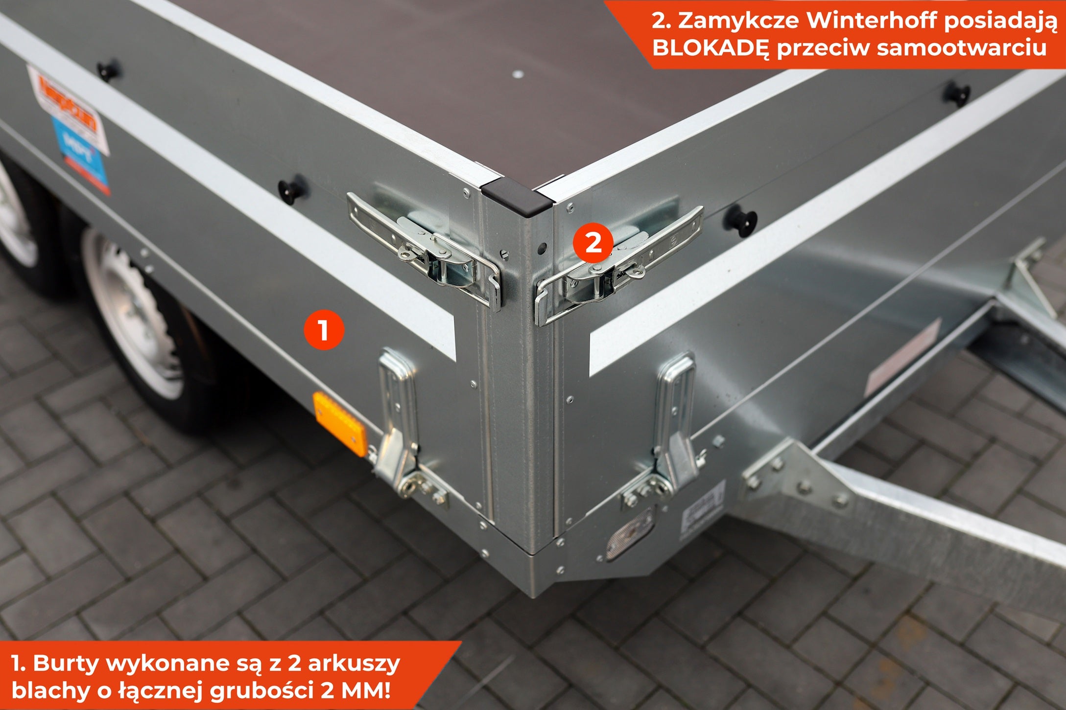 Przyczepka Neptun N7-302 2 kps 302x151x40 cm Nordica GN273
