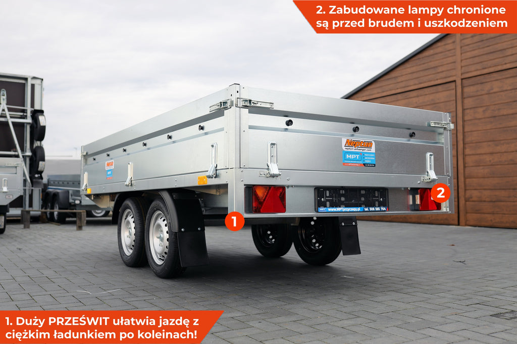 Przyczepka Neptun N7-302 2 kps 302x151x40 cm Nordica GN273