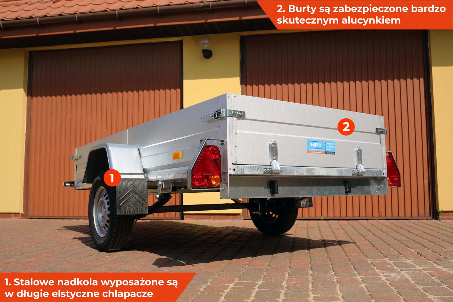 Przyczepy Rydwan Euro A-750/E2 265x125x35 cm Resor