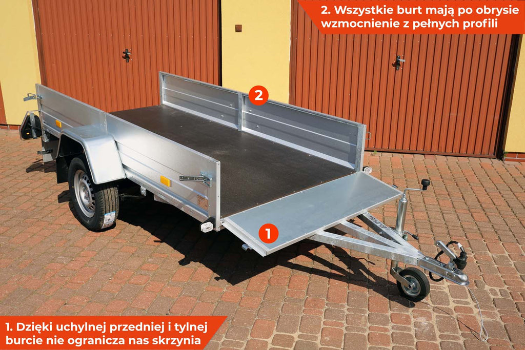 Przyczepy Rydwan Euro A-750/E2 265x125x35 cm Resor