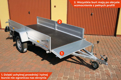 Przyczepy Rydwan Euro A-750/E2 265x125x35 cm Resor