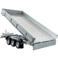 Hydrauliczna przyczepa wywrotka 3-osiowa 6m 3500kg UNITRAILER TASKER